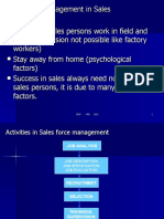Personnel Management in Sales