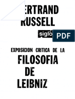 Russell Bertrand - Exposicion Critica De La Filosofia De Leibniz (Scan).pdf