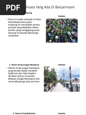 10 Tempat Wisata Yang Ada Di Banjarmasin