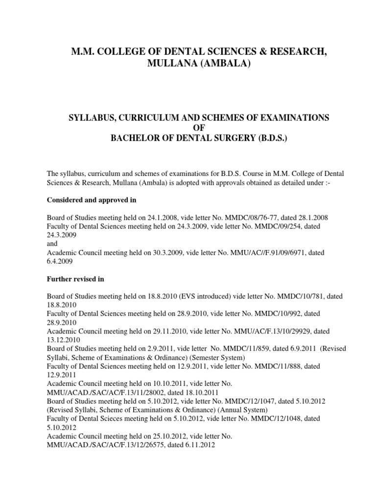 BDS Dental Degree Human Tooth
