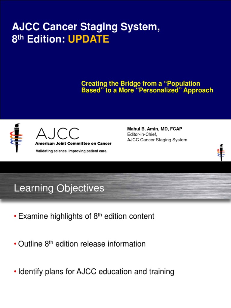 NCRA AJCC Cancer Staging Manual 8th Edition Update PDF | PDF ...