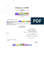 HG 51-1996-Regulament Receptie Lucrari