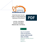 Process Control Report No.1