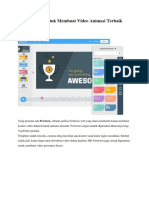 Aplikasi Untuk Membuat Video Animasi Terbaik