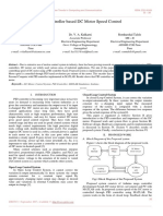 PID Controller Based DC Motor Speed Control