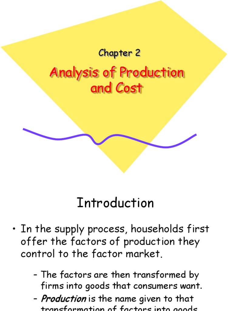 Cost Relationships in Production Analysis | PDF | Average Cost ...