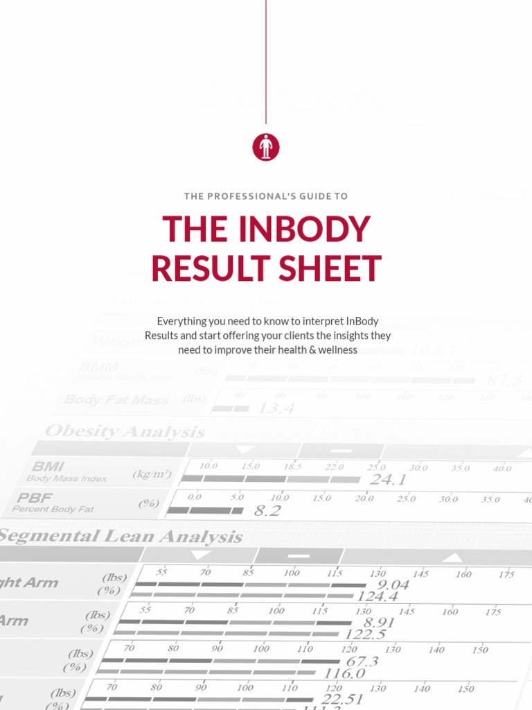 InBody E Book PDF | PDF | Body Mass Index | Adipose Tissue