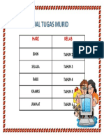 Jadual Tugas Murid