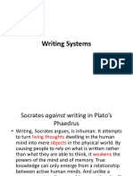 Writing Systems 2017