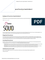 Konfigurasi Proxy Server Squid Di Debian 8 
