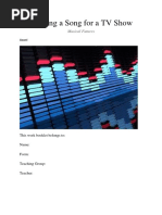 Composing a Song Booklet