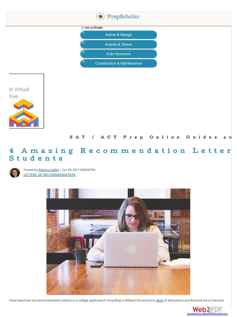 Blog Prepscholar Com PDF University And College Admission Teachers