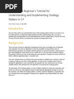 Understanding and Implementing Strategy Pattern in C#