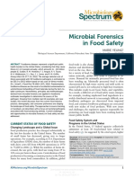 Microbial Forensics in Food Safety