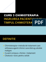 Curs 3 Ingriirea Pacientului in Timpul Chimioterapiei