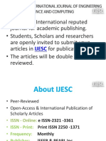 Ijesc Journal International Journal of Engineering Science and Computing