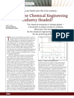 The Future of Chemical Engineering: Where is the Industry Headed