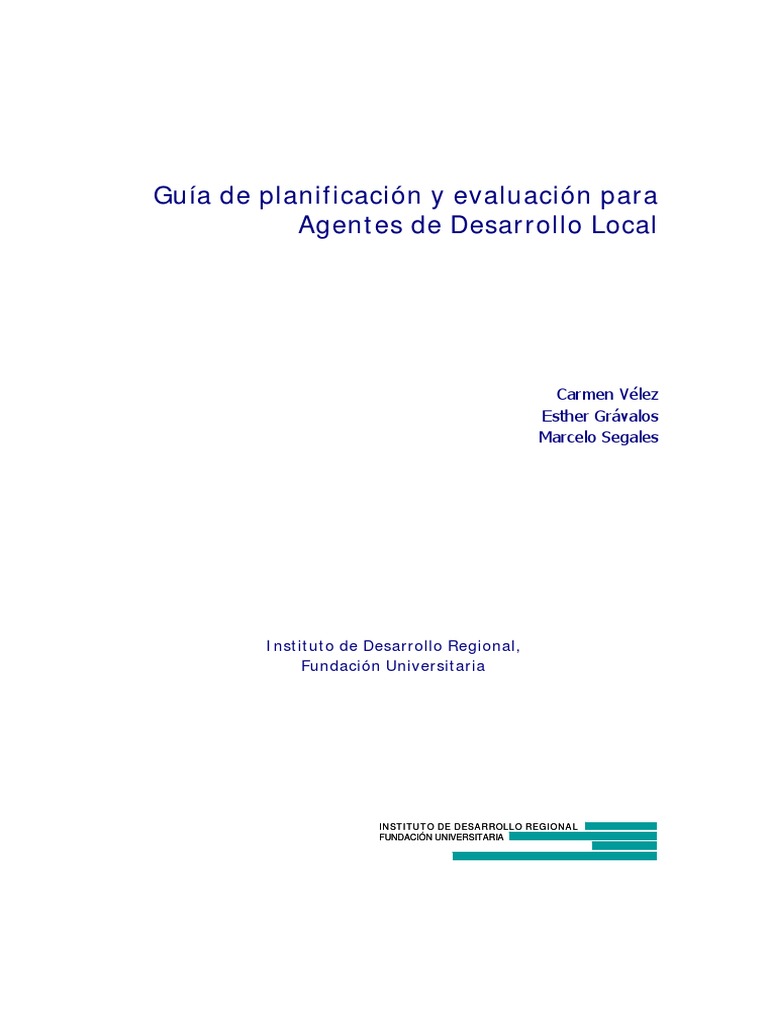 Guía para Agentes de Desarrollo Local | PDF | Planificación ...