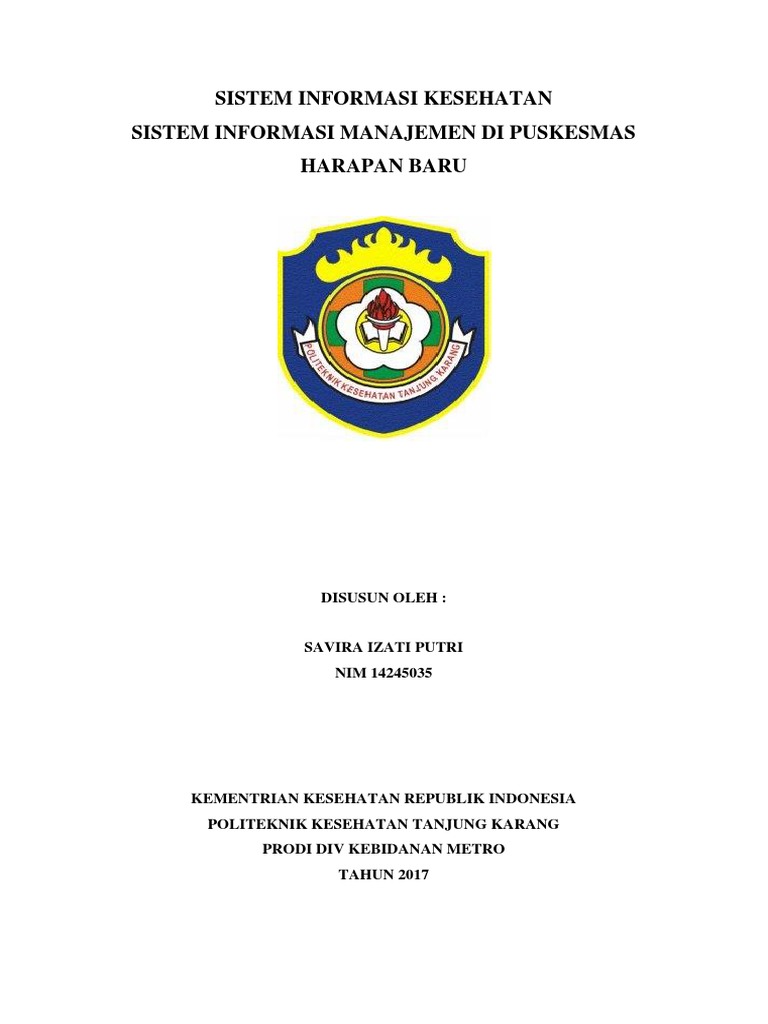 Makalah Sistem Informasi Kesehatan Di Puskesmas PDF