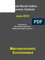 U.S. and World Cotton Economic Outlook June 2010