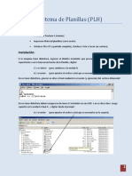 Manual Del Sistema de Planillas (PLH) Version Beta