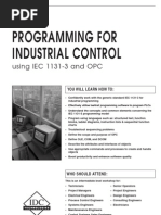 Programming For Industrial Control Using (IEC 1131-3 and OPC)