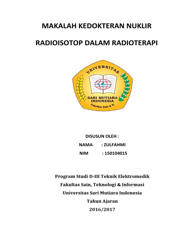 350669305 Radioisotop Dalam Radioterapi Docx