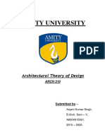 Amity University: Architectural Theory of Design