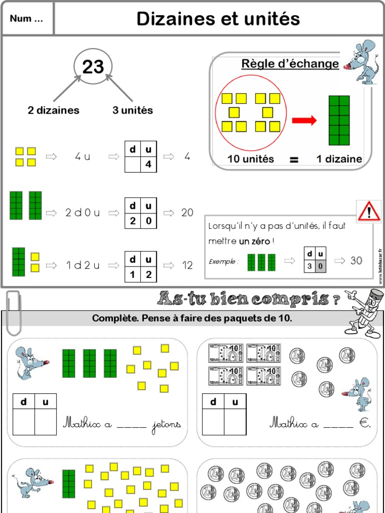 Te Numeration Ce1 Lb Des Sports Enseignement Des Mathematiques