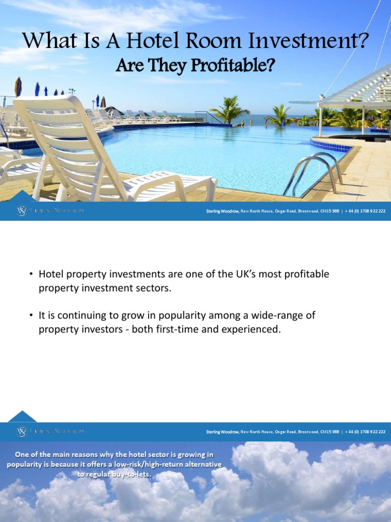 What Is A Hotel Room Investment? Are They Profitable? PDF Investor
