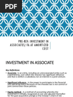 Investments in Associates FA AC Overview