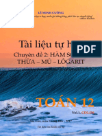 (Toanmath.com) - Tài Liệu Tự Học Chuyên Đề Hàm Số Lũy Thừa - Mũ - Logarit - Lê Minh Cường