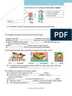 Determinantes Demonstrativos e Possessivos