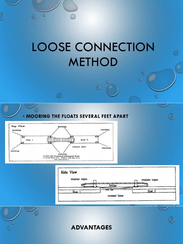 Loose Connection Method | PDF | Technology & Engineering