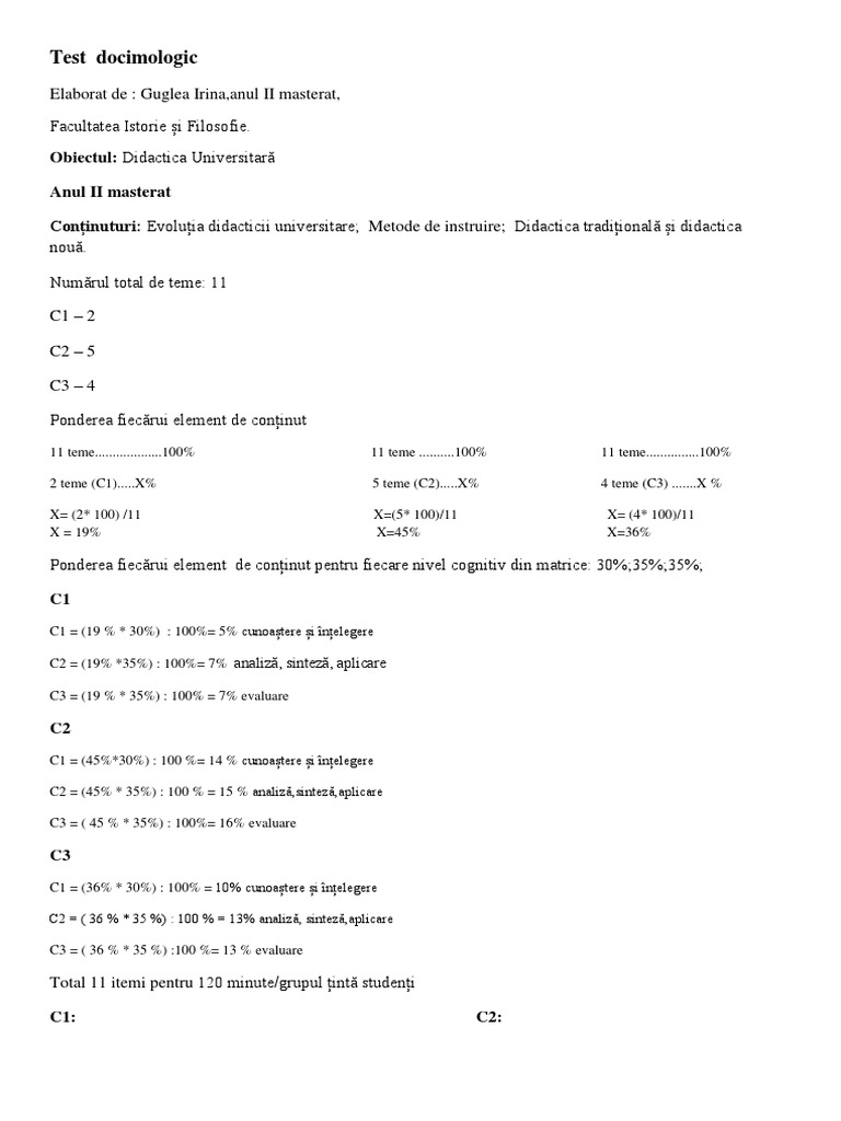 Test Sumativ | PDF