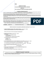 Prueba de Acceso A Ciclos Formativos de Grado Superior JUNIO 2013 Parte Común. Apartado A2 LENGUA EXTRANJERA (INGLÉS)