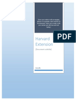 Harvard Extension 