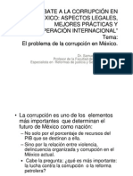 GONZÁLEZ. Dr. Samuel, El Combate A La Corrupción en México