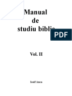 Iosif Anca - Manual de Studiu Biblic - Vol. II