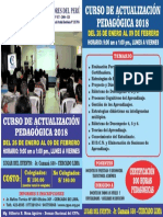 CURSO DE ACTUALIZACIÓN PEDAGÓGICA 2018