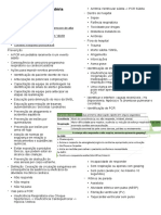 Pediatria - Resumo Reanimação Cardiorrespiratória