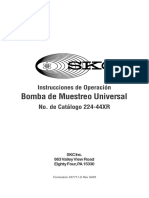 MI Bomba de Muestreo SKC Modelo 224-PCXR4 Español