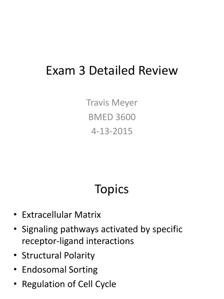 Exam+3+Detailed+Review Barker | Download Free PDF | Extracellular ...