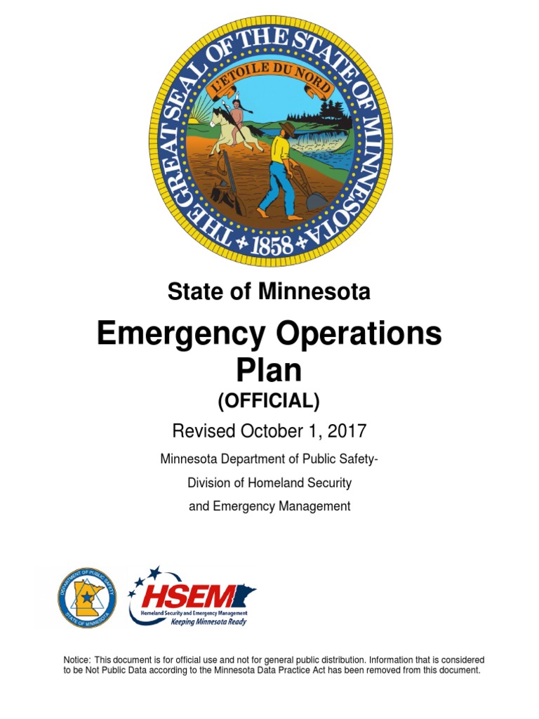 Minnesota Emergency Operations Plan | PDF | National Response Framework ...