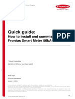 SE TEA Quick Guide How to Install and Commission a Fronius Smart Meter 50kA-3 en AU