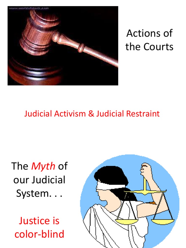 judicial activism thesis