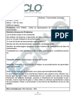 Dica 0075 - Fiat Línea - DTC P0933 - Falha No Desempenho Do Circuito Hidráulico Da Transmissão