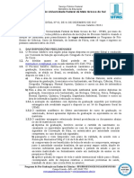 Processo Seletivo Mestrado Ensino de Ciências UFMS 2018