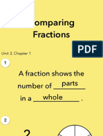 Comparing Fractions: Unit 3, Chapter 1 Lesson 3.1