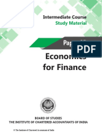 Economics For Finance
